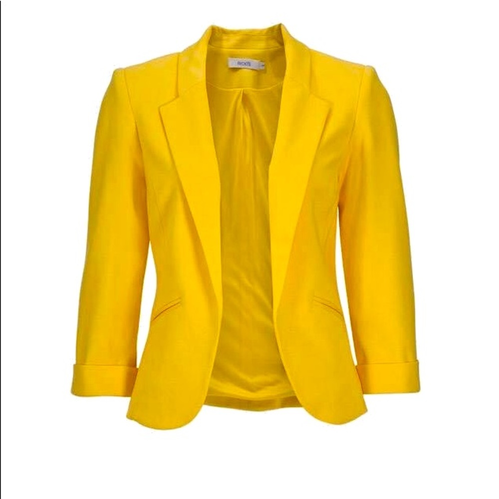 Yellow blazer
